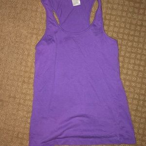 Purple Racerback Tank Top